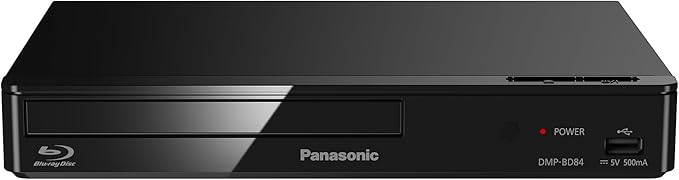Panasonic DMP-BD84EG-K Smart Network Blu-ray Player, Internet-Apps, hochauflösendes Audio, USB, Ethernet, Wiedergabe externer Festplatte, ko