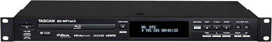 Tascam BD-MP1MK2 Professioneller Rackmount-Blu-ray-Player mit SD- und USB-Wiedergabe