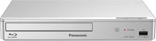 Panasonic DMP-BD84EG-S Smart Blu-ray-Player mit Internet-Apps, hochauflösendem Audio, USB-Wiedergabe & Netzwerkfunktion, silber