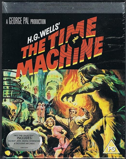 N/A Region Free Blu-ray-Player The Time Machine inkl. Blu-ray + DVD + Art Cards / Import Modell 19613